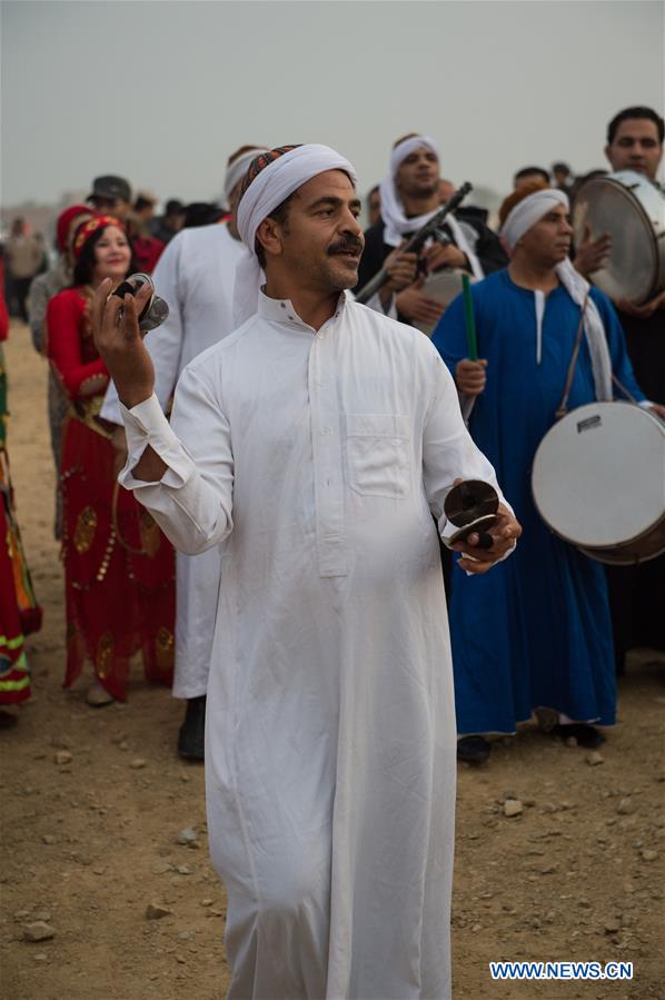 EGYPT-FAYOUM-QASR QAROUN-SUN FESTIVAL