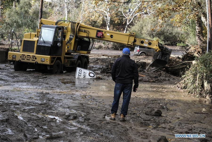 U.S.-CALIFORNIA-MUDSLIDES