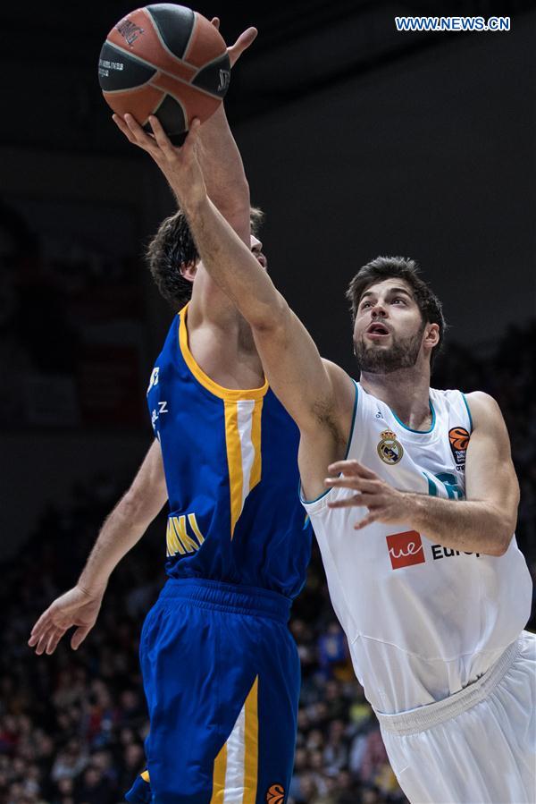 (SP)RUSSIA-KHIMKI-BASKETBALL-EUROLEAGUE-KHIMKI MOSCOW REGION VS REAL MADRID