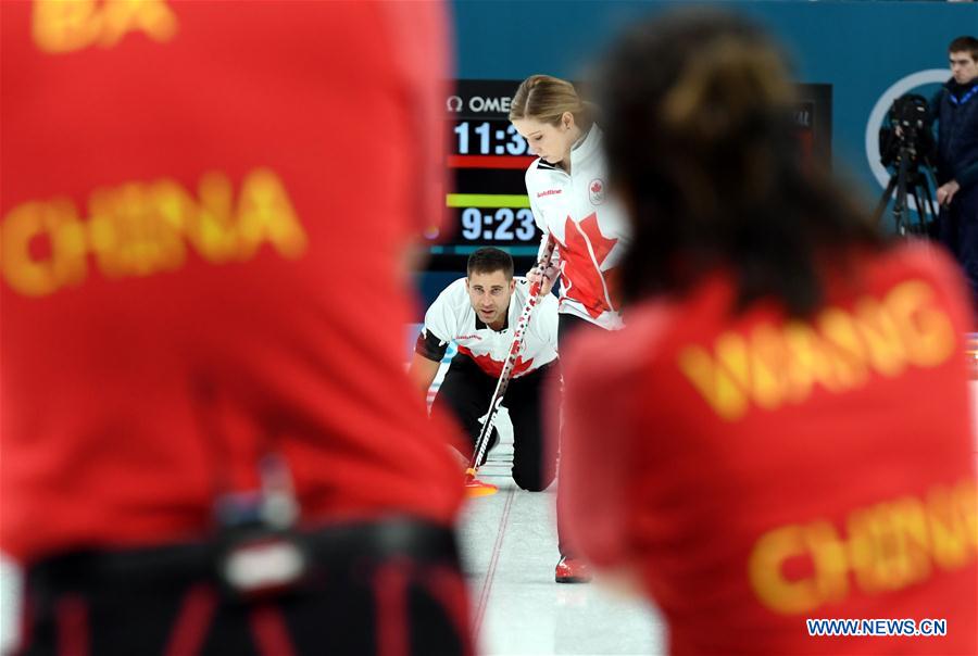 (SP)OLY-SOUTH KOREA-PYEONGCHANG-CURLING-MIXED DOUBLES-CHINA VS CANADA