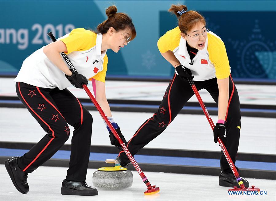 (SP)OLY-SOUTH KOREA-PYEONGCHANG-CURLING-WOMEN'S ROUND ROBIN-CHN VS SWE