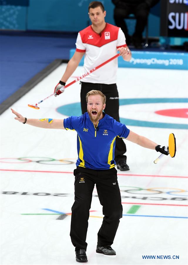 (SP)OLY-SOUTH KOREA-PYEONGCHANG-CURLING-MEN-SEMI-FINAL-SWE VS SUI