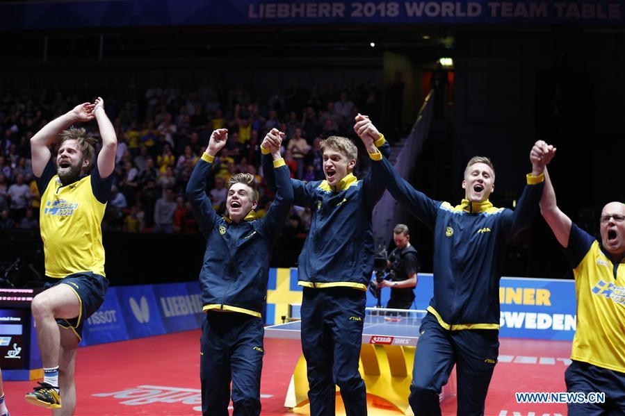 (SP)SWEDEN-HALMSTAD-ITTF WORLD TEAM CHAMPIONSHIPS 2018-DAY 6