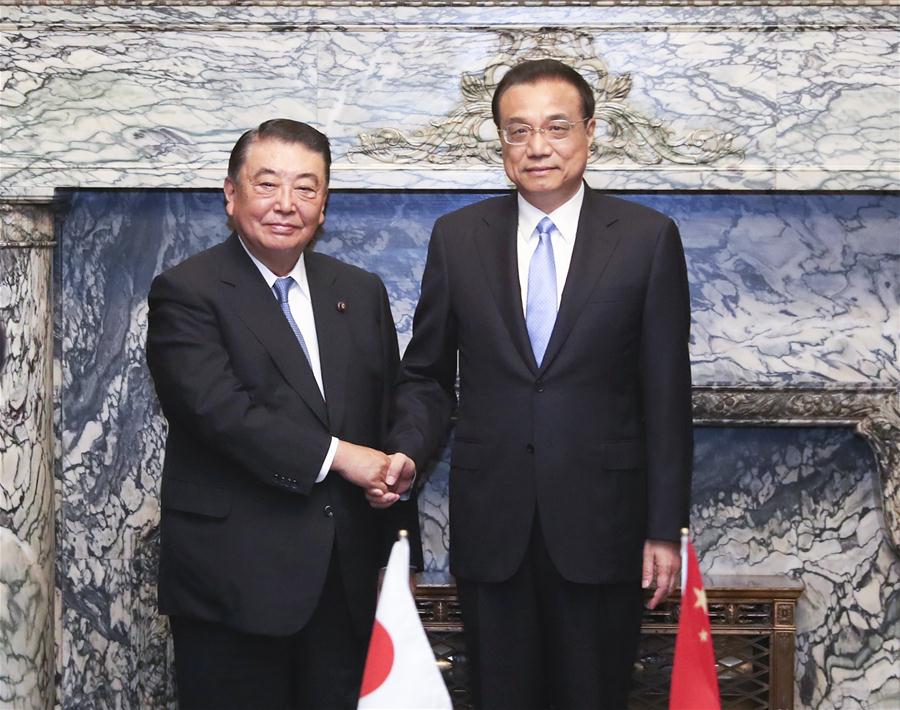 JAPAN-TOKYO-CHINA-LI KEQIANG-TADAMORI OSHIMA-MEETING