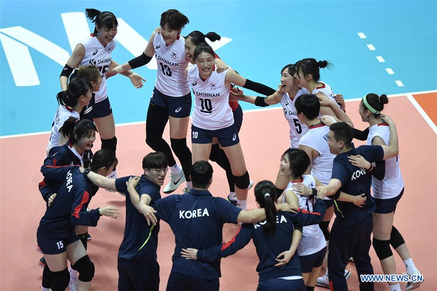 (SP)CHINA-ZHEJIANG-BEILUN-VOLLEYBALL-NATIONS LEAGUE-CHINA VS SOUTH KOREA