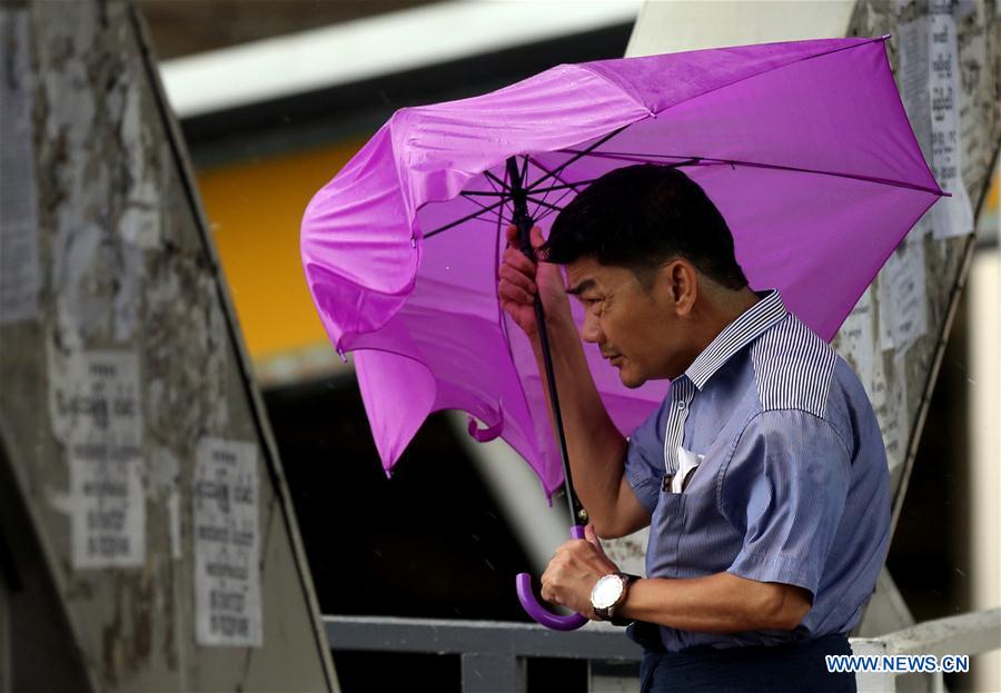 MYANMAR-YANGON-MINOR CYCLONE-WARNING