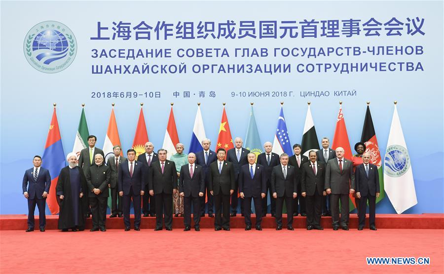 (SCO SUMMIT) CHINA-QINGDAO-SCO-SUMMIT-GROUP PHOTO (CN)