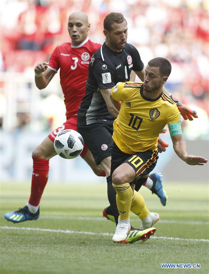 (SP)RUSSIA-MOSCOW-2018 WORLD CUP-GROUP G-BELGIUM VS TUNISIA