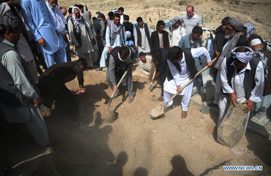 AFGHANISTAN-KABUL-FUNERAL-CIVILIAN CASUALTY