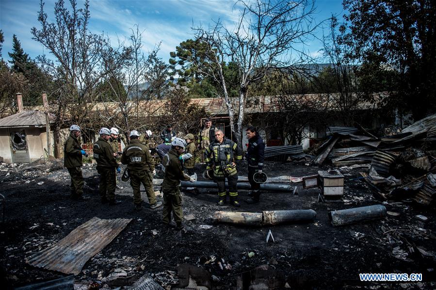 CHILE-CHIGUAYANTE-NURSING HOME-FIRE