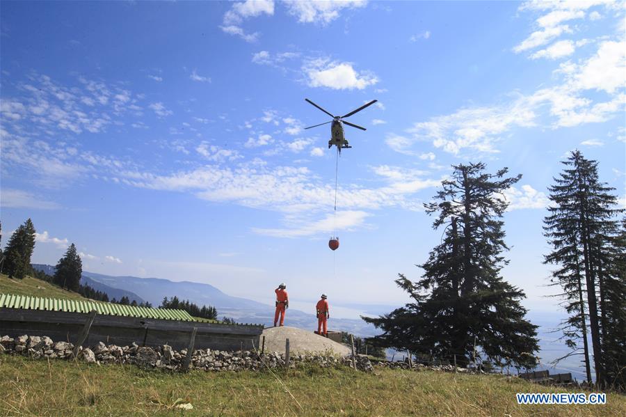 SWITZERLAND-SUCHET-MOUNTAIN PASTURES-DROUGHT