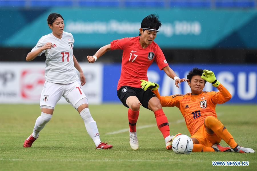 (SP)INDONESIA-PALEMBANG-ASIAN GAMES-WOMEN'S FOOTBALL