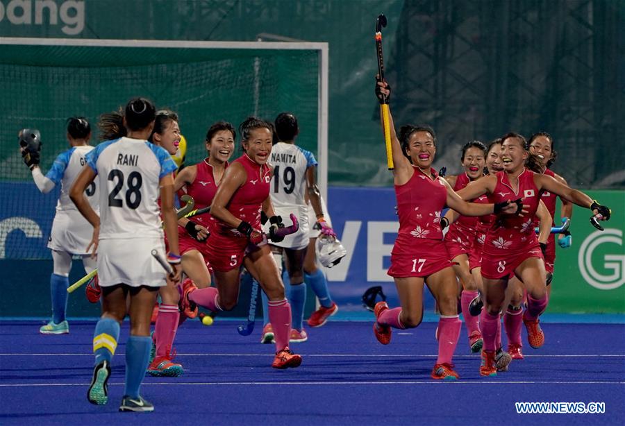 (SP)INDONESIA-JAKARTA-ASIAN GAMES-HOCKEY-WOMEN'S FINAL