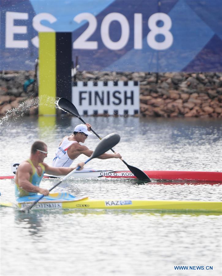 (SP)INDONESIA-PALEMBANG-ASIAN GAMES-MEN'S KAYAK SINGLE (K1) 200M 