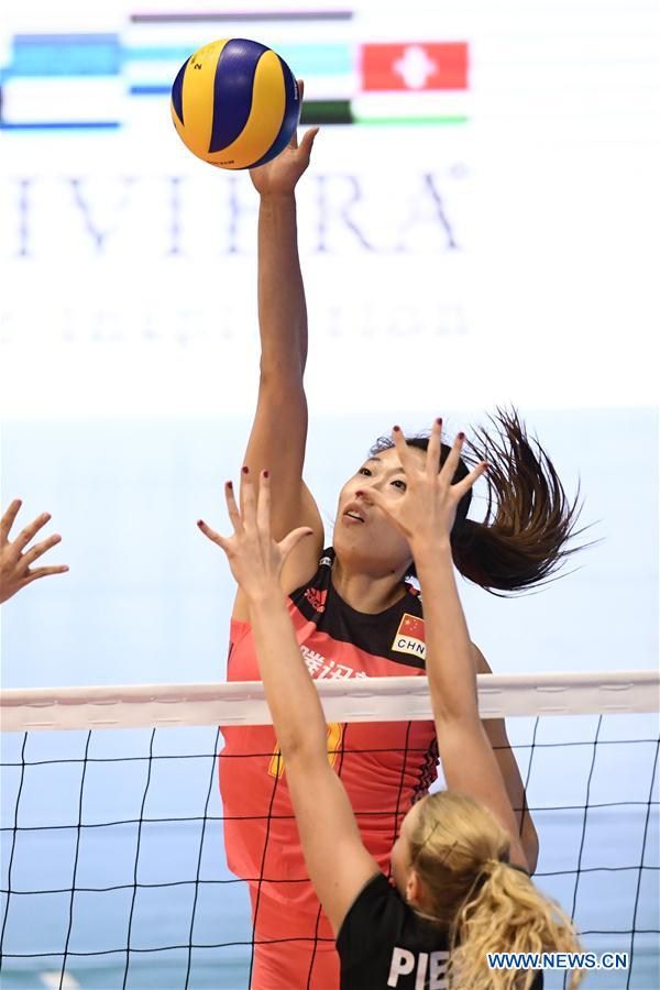 (SP)SWITZERLAND-MONTREUX-VOLLEYBALL-CHINA VS SWITZERLAND