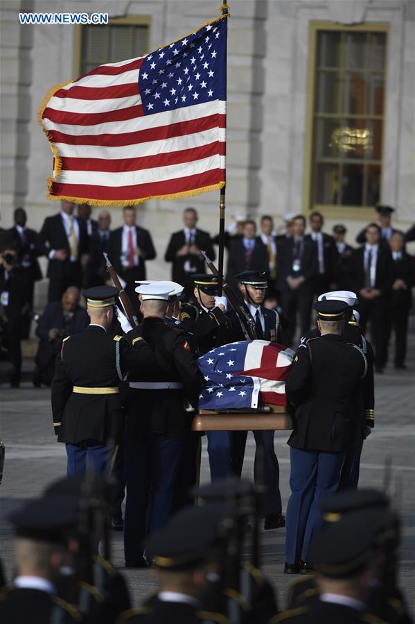 U.S.-WASHINGTON D.C.-GEORGE H.W. BUSH-LYING IN STATE