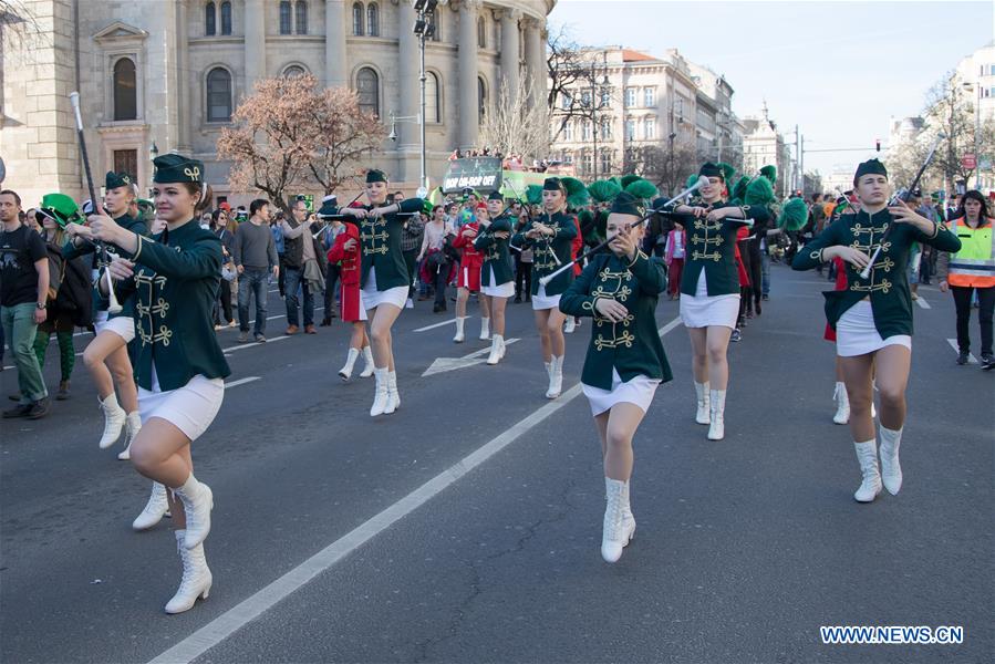 HUNGARY-BUDAPEST-SAINT PATRICK'S DAY-CELEBRATION