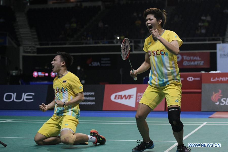 (SP)SINGAPORE-BADMINTON-SINGAPORE OPEN-SEMIFINAL