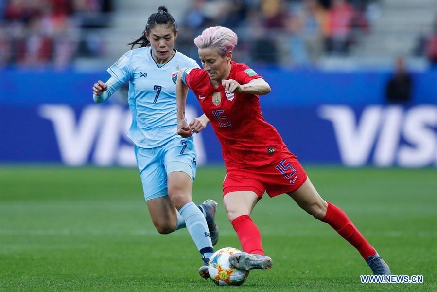 (SP)FRANCE-REIMS-SOCCER-FIFA WOMEN'S WORLD CUP-USA VS THA