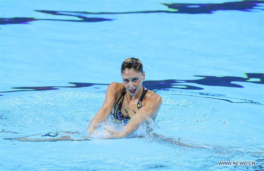 (SP)SOUTH KOREA-GWANGJU-FINA WORLD CHAMPIONSHIPS-ARTISTIC SWIMMING-WOMEN'S SOLO TECHNICAL FINAL