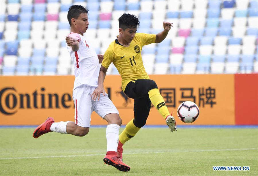 (SP)CHINA-HAIKOU-SOCCER-CFA CHINA INTERNATIONAL YOUTH FOOTBALL TOURNAMENT-IRAN VS MALAYSIA (CN)