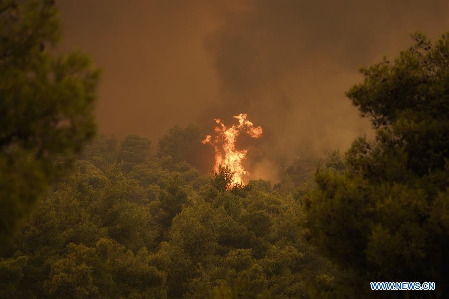 GREECE-EVIA ISLAND-WILDFIRE