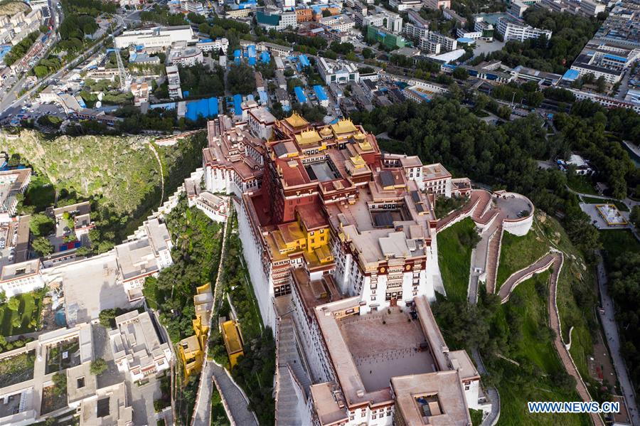 (InTibet)CHINA-TIBET-LHASA-AERIAL VIEW (CN)