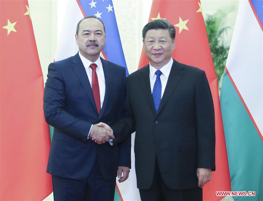 CHINA-BEIJING-XI JINPING-UZBEK PM-MEETING (CN)