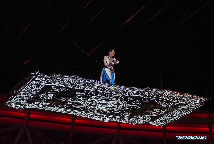 (SP)CHINA-ZHENGZHOU-NATIONAL TRADITIONAL GAMES OF ETHNIC MINORITIES-OPENING CEREMONY (CN)