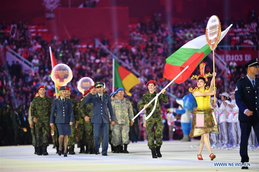 (SP)CHINA-WUHAN-7TH MILITARY WORLD GAMES-OPENING CEREMONY