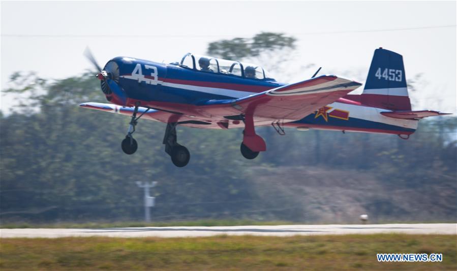 (SP)CHINA-WUHAN-7TH MILITARY WORLD GAMES-AERONAUTICAL PENTATHLON-FLYING CONTEST