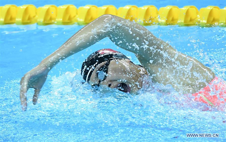 (SP)CHINA-WUHAN-7TH MILITARY WORLD GAMES-SWIMMING-WOMEN'S 400M FREESTYLE FINAL