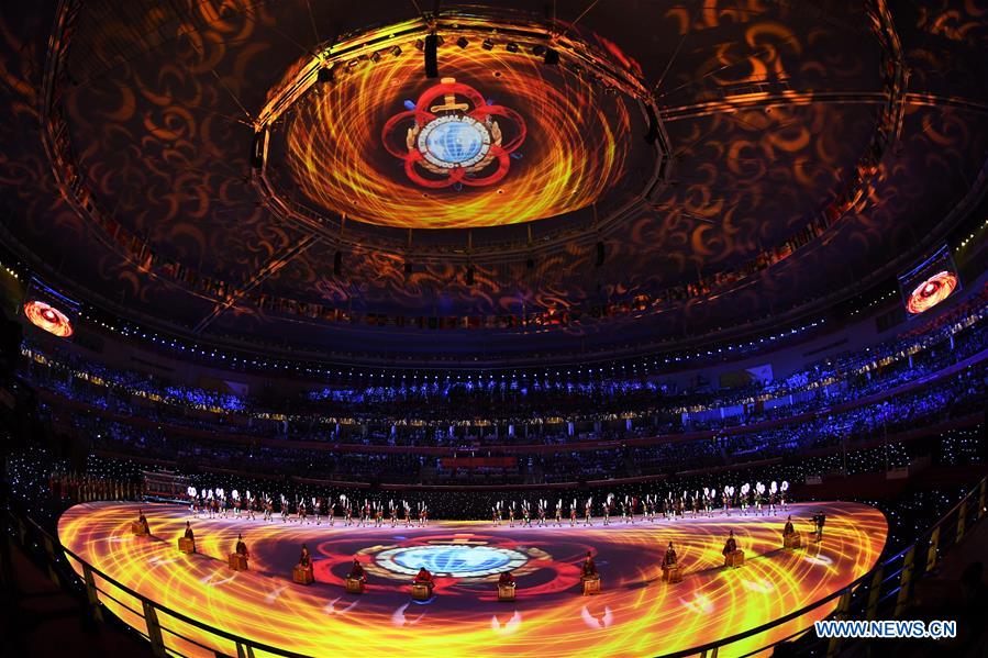 (SP)CHINA-WUHAN-7TH MILITARY WORLD GAMES-CLOSING CEREMONY