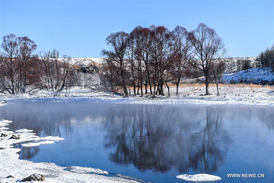 CHINA-INNER MONGOLIA-ARXAN-HALHA RIVER-WINTER SCENERY (CN)