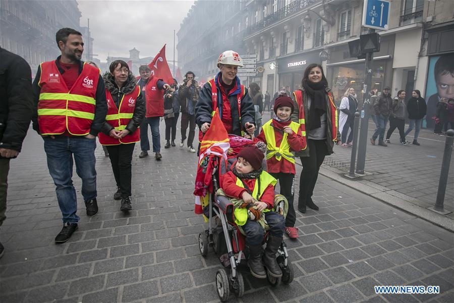 FRANCE-LILLE-STRIKE-DEMONSTRATION