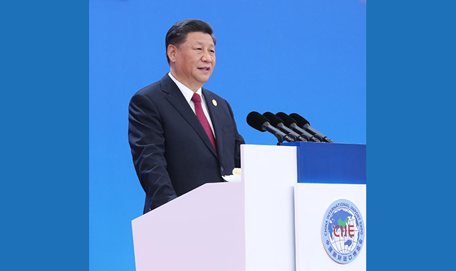 Xi addresses opening ceremony of 2nd int'l import expo