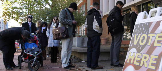 U.S. election day voting in full swing