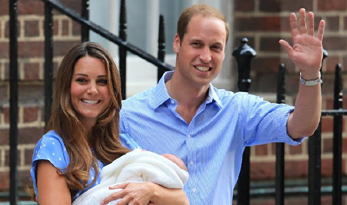 Royal baby meets public