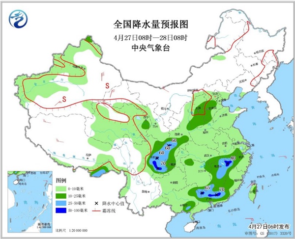 周末雨不休！南北方同迎大范圍降水